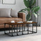 vidaXL Coffee Table Brown Oak 100x50x35.5 cm Engineered Wood