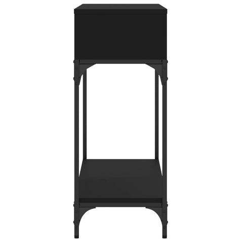 vidaXL Console Table Black 100x30.5x75 cm Engineered Wood