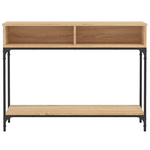vidaXL Console Table Sonoma Oak 100x30.5x75 cm Engineered Wood