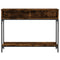 vidaXL Console Table Smoked Oak 100x30.5x75 cm Engineered Wood