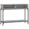 vidaXL Console Table Grey Sonoma 100x30.5x75 cm Engineered Wood