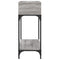 vidaXL Console Table Grey Sonoma 100x30.5x75 cm Engineered Wood