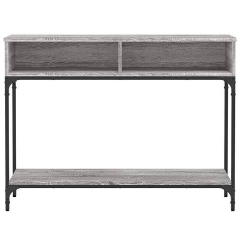 vidaXL Console Table Grey Sonoma 100x30.5x75 cm Engineered Wood