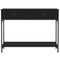 vidaXL Console Table Black 100x34.5x75 cm Engineered Wood