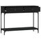 vidaXL Console Table Black 100x34.5x75 cm Engineered Wood