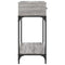 vidaXL Console Table Grey Sonoma 100x34.5x75 cm Engineered Wood
