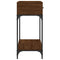 vidaXL Console Table Brown Oak 100x34.5x75 cm Engineered Wood