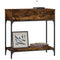 vidaXL Console Table Smoked Oak 75x34.5x75 cm Engineered Wood