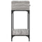 vidaXL Console Table Grey Sonoma 75x34.5x75 cm Engineered Wood