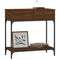 vidaXL Console Table Brown Oak 75x34.5x75 cm Engineered Wood