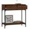 vidaXL Console Table Brown Oak 75x34.5x75 cm Engineered Wood