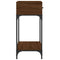 vidaXL Console Table Brown Oak 75x34.5x75 cm Engineered Wood