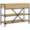 vidaXL Console Table with Drawers and Shelves Sonoma Oak Engineered Wood