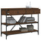 vidaXL Console Table with Drawers and Shelves Brown Oak Engineered Wood