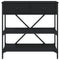 vidaXL Console Table Black 75x34.5x75 cm Engineered Wood