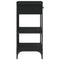 vidaXL Console Table Black 75x34.5x75 cm Engineered Wood