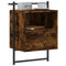 vidaXL Bedside Cabinets Wall-mounted 2 pcs Smoked Oak 40x30x61 cm Engineered Wood