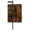 vidaXL Bedside Cabinets Wall-mounted 2 pcs Smoked Oak 40x30x61 cm Engineered Wood
