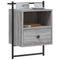 vidaXL Bedside Cabinets Wall-mounted 2 pcs Grey Sonoma 40x30x61 cm Engineered Wood