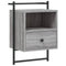 vidaXL Bedside Cabinets Wall-mounted 2 pcs Grey Sonoma 40x30x61 cm Engineered Wood