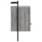 vidaXL Bedside Cabinets Wall-mounted 2 pcs Grey Sonoma 40x30x61 cm Engineered Wood