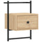 vidaXL Bedside Cabinets Wall-mounted 2 pcs Sonoma Oak 35x30x51 cm Engineered Wood