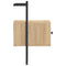 vidaXL Bedside Cabinets Wall-mounted 2 pcs Sonoma Oak 35x30x51 cm Engineered Wood