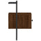 vidaXL Bedside Cabinets Wall-mounted 2 pcs Brown Oak 35x30x51 cm Engineered Wood