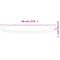 vidaXL Table Top Ø60x1.5 cm Round Solid Wood Beech