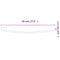vidaXL Table Top Ø70x1.5 cm Round Solid Wood Beech
