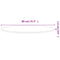 vidaXL Table Top Ø80x1.5 cm Round Solid Wood Beech