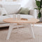 vidaXL Table Top Ø90x1.5 cm Round Solid Wood Beech