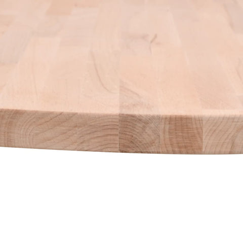 vidaXL Table Top Ø60x2.5 cm Round Solid Wood Beech