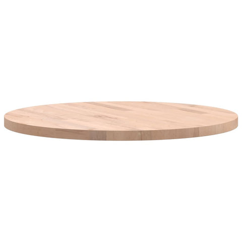 vidaXL Table Top Ø60x2.5 cm Round Solid Wood Beech
