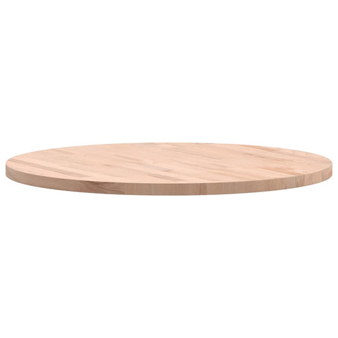 vidaXL Table Top Ø70x2.5 cm Round Solid Wood Beech