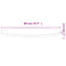 vidaXL Table Top Ø80x2.5 cm Round Solid Wood Beech