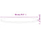 vidaXL Table Top Ø90x2.5 cm Round Solid Wood Beech