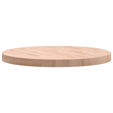 vidaXL Table Top Ø60x4 cm Round Solid Wood Beech
