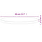 vidaXL Table Top Ø80x4 cm Round Solid Wood Beech