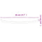 vidaXL Table Top Ø40x1.5 cm Round Solid Wood Beech