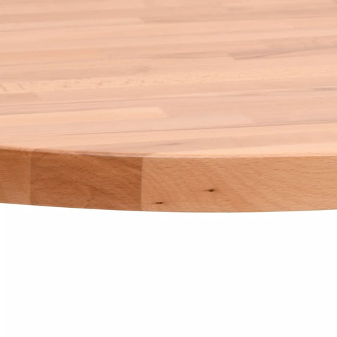 vidaXL Table Top Ø80x1.5 cm Round Solid Wood Beech