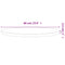 vidaXL Table Top Ø60x2.5 cm Round Solid Wood Beech
