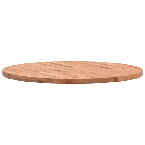 vidaXL Table Top Ø70x2.5 cm Round Solid Wood Beech