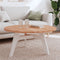 vidaXL Table Top Ø90x2.5 cm Round Solid Wood Beech