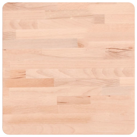 vidaXL Table Top 40x40x2.5 cm Square Solid Wood Beech