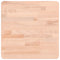 vidaXL Table Top 40x40x2.5 cm Square Solid Wood Beech