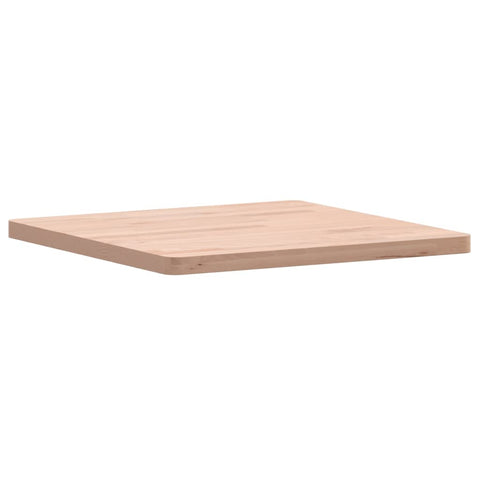 vidaXL Table Top 50x50x2.5 cm Square Solid Wood Beech