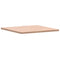 vidaXL Table Top 70x70x2.5 cm Square Solid Wood Beech