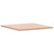 vidaXL Table Top 90x90x2.5 cm Square Solid Wood Beech