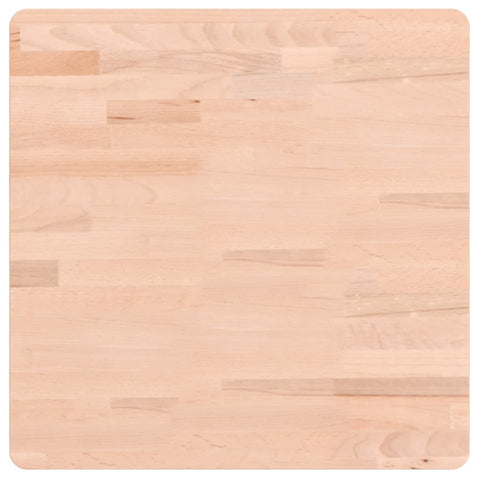 vidaXL Table Top 50x50x4 cm Square Solid Wood Beech